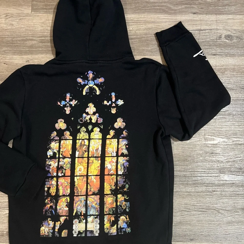 Insane Rare Forever 21 Hoodie Artist Edition Mucha Trust Unisex - Picture 3 of 5